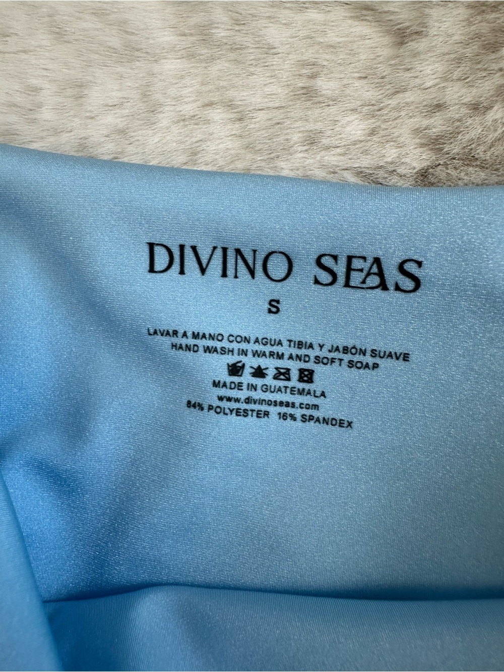 Divino Seas coverups Elise Light Blue Skirt Small NWT swim - Picture 9 of 11